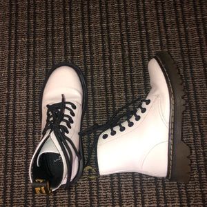 White Dr. Martens